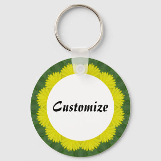 Llavero Daisy Mandala Template 35