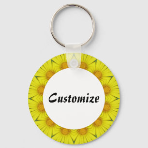 Llavero Daisy Mandala Template 36