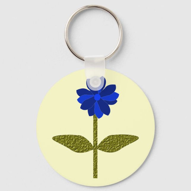 Llavero Daisy Ocean Blue Keychain (Anverso)