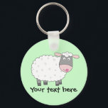 Llavero Daisy Sheep<br><div class="desc">Una linda oveja con una flor en la boca.</div>