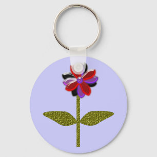 Llavero Daisy Shining Plastic Keychain