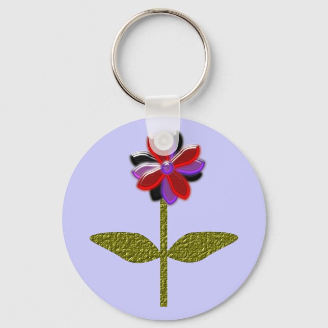 Llavero Daisy Shining Plastic Keychain (Anverso)