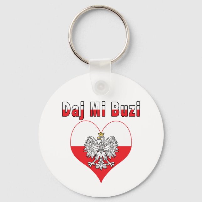 Llavero Daj Mi Buzi Eagle Heart (Anverso)