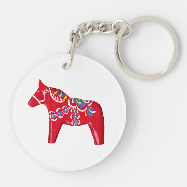 Llavero Dala Horse (Atrás)
