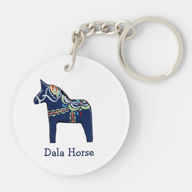 Llavero Dala Horse (Atrás)