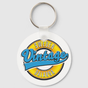 Llavero Dalarna Suecia vintage