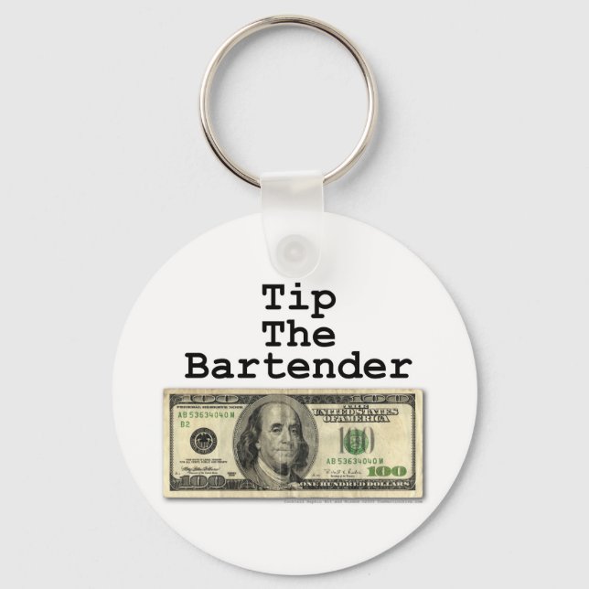 Llavero - ¡DALE PROPINA AL BARTENDER! (Anverso)