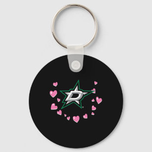 Llavero Dallas Stars Amor de San Valentín Nhl Licencia Ofi