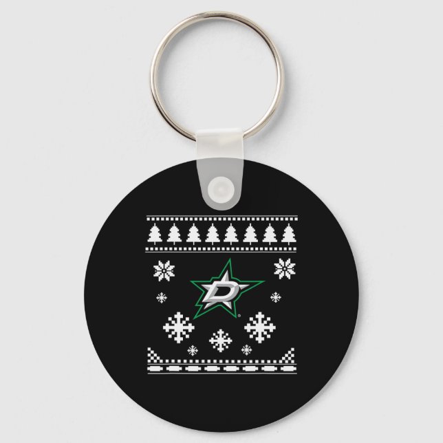 Llavero Dallas Stars Ugly Navidades Sweater Holidaze (Anverso)