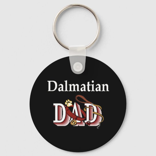 Llavero dalmatia dad Keychain (Anverso)