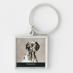 Llavero Dalmatian Dog Keychain