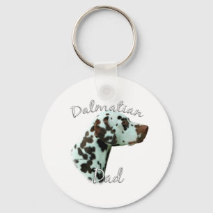 Llavero Dalmatian (hígado) Papá 2