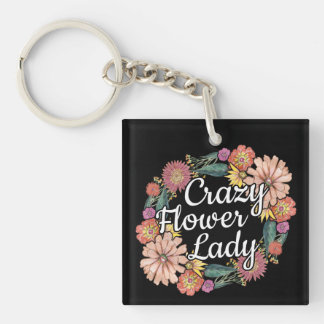 Llavero Dama de flor loca - Zinnia Gardener