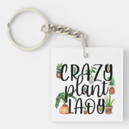 Llavero Dama de planta loca