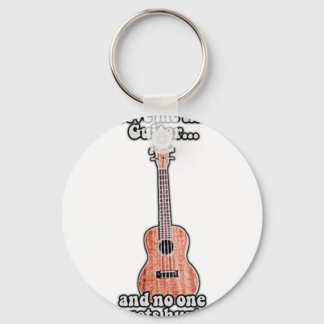 Llavero Dame la guitarra y nadie se lastima. (Anverso)