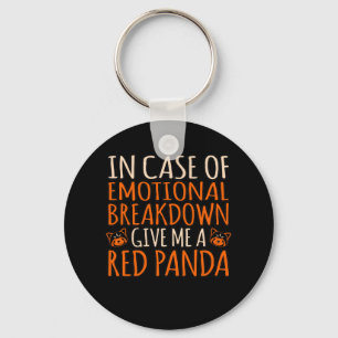 Llavero Dame un Panda Rojo Mascota Animal Pandas Lover G