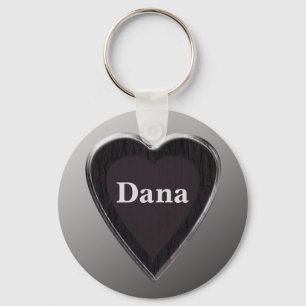 Llavero Dana Heart Keychain por 369MyName