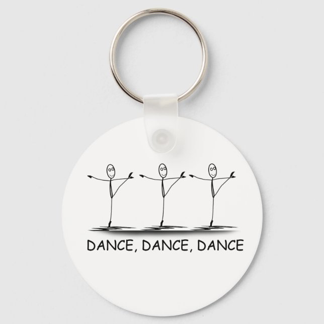 Llavero Dance Ballet Ballerina Funny Keychain (Anverso)