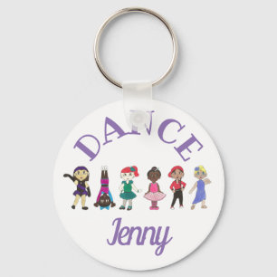 Llavero DANCE Ballet Tap Jazz Regalo Ballerina Personaliza