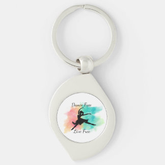 Llavero Dance Free Live Free Dance Keychain