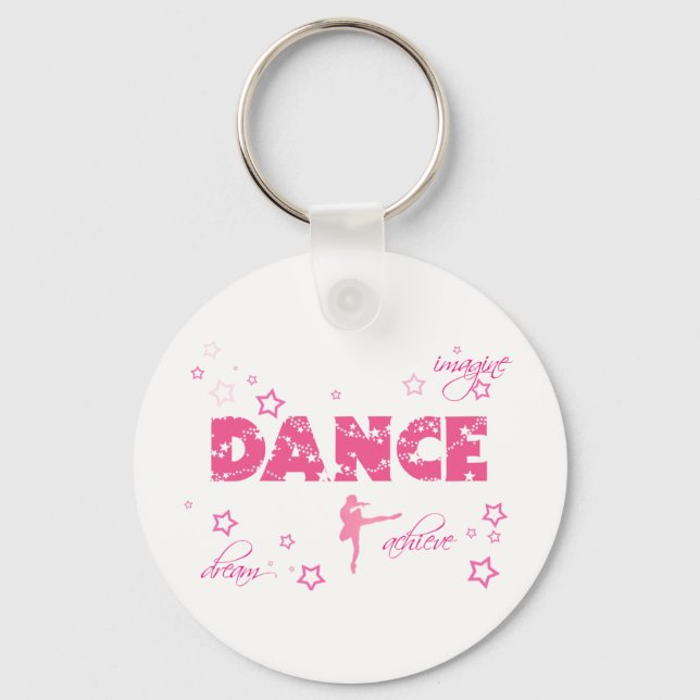 Llavero Dance Imagine Achieve Dream (Anverso)