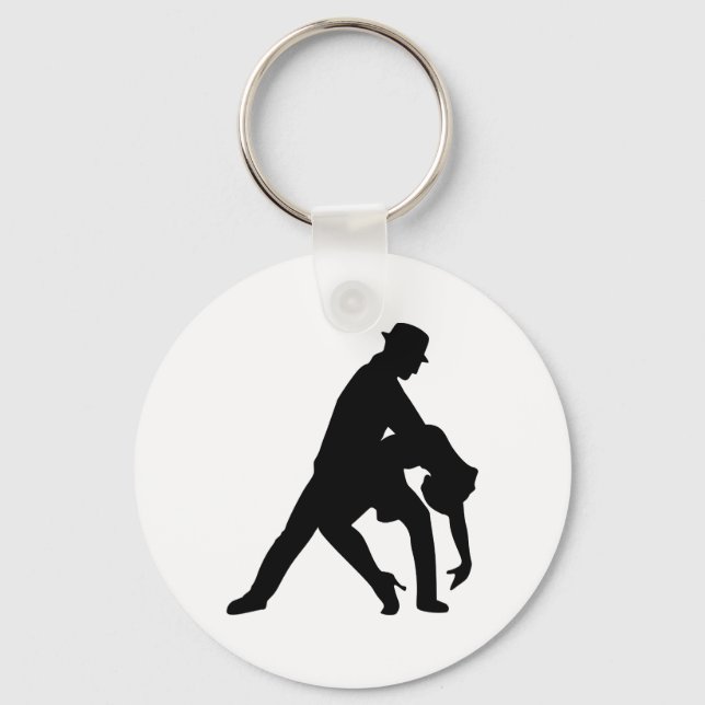 Llavero Dancing couple tango (Anverso)