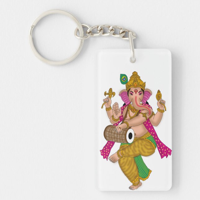 Llavero Dancing Ganesha Keychain (Frente)