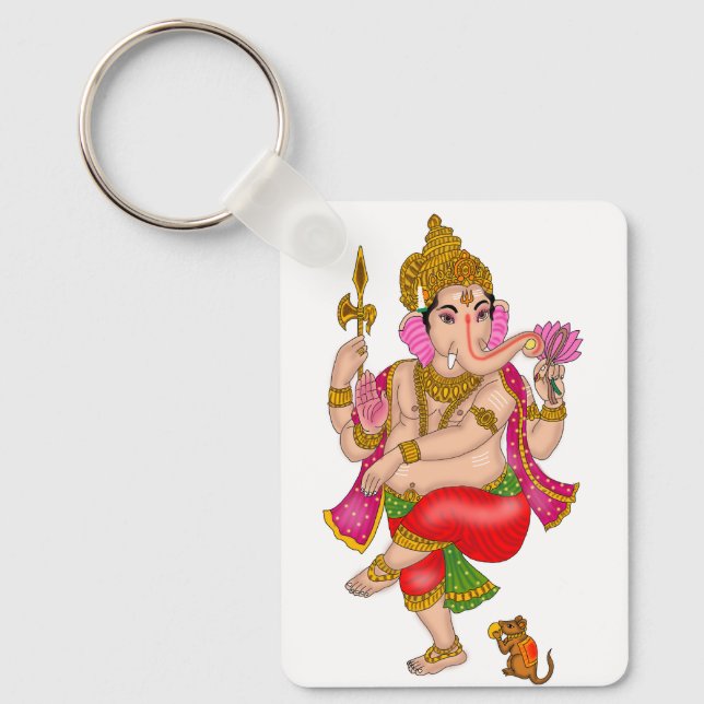 Llavero Dancing Ganesha Keychain (Anverso)