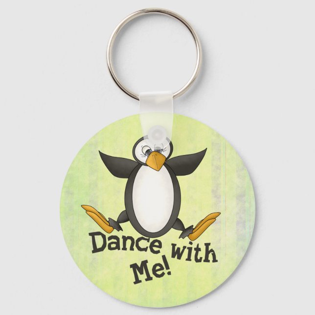 Llavero Dancing Penguin (Anverso)