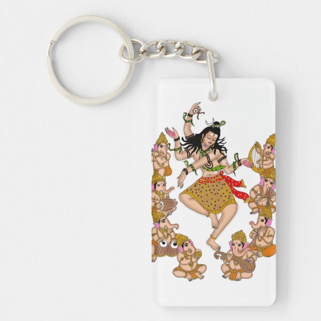 Llavero Dancing Shiva Keychain (Frente)