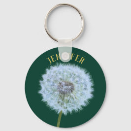 Llavero Dandelion Flower Dandelion Clock Personalizado