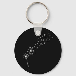 Llavero Dandelion Pi Day Flor Floral Árbol matemático