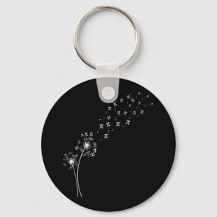 Llavero Dandelion Pi Day Flor Floral Árbol matemático