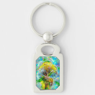 Llavero Dandelions etéreos en Neon Dreamscape