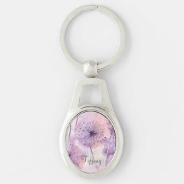 Llavero Dandelions púrpura