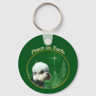 Llavero Dandie Dinmont Terrier Peace