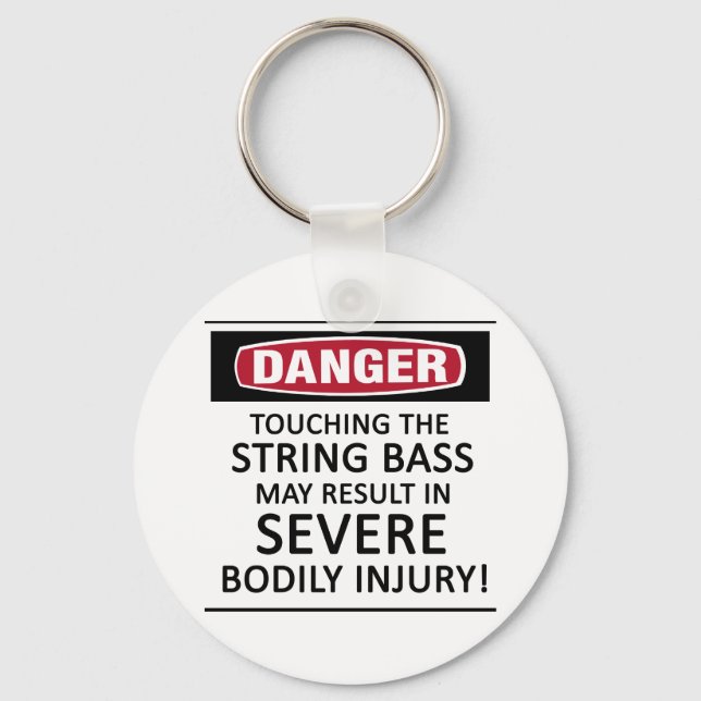 Llavero Danger String Bass (Anverso)