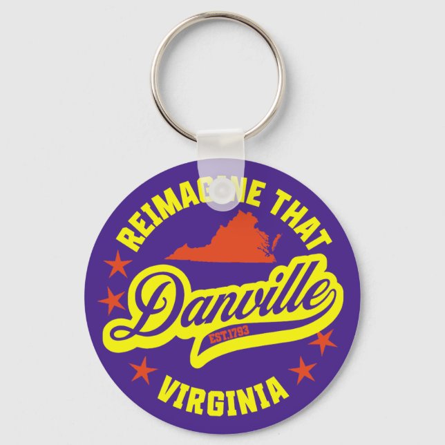 Llavero Danville, Virginia (Anverso)