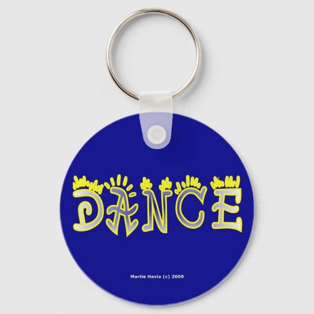 Llavero Danza (4c) Keychain (Anverso)
