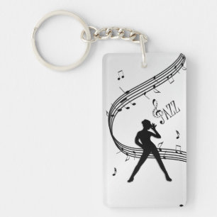 Llavero Danza de Jazz Plata