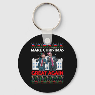 Llavero Danza de Santa Trump hace a los Navidades geniales