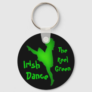 Llavero Danza del irlandés… el verde del carrete