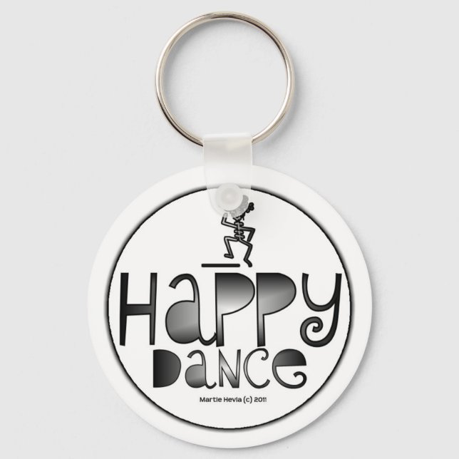 Llavero Danza feliz - Una palabra positiva (Anverso)
