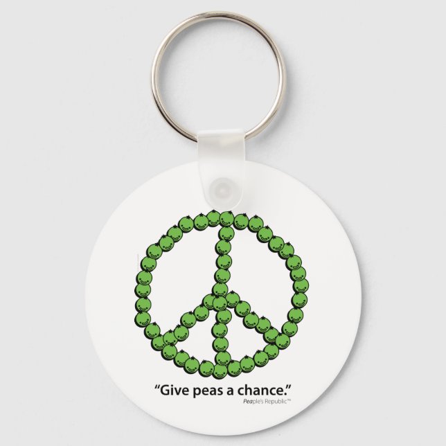 Llavero Dar A Peas Una Oportunidad (Anverso)