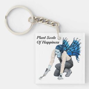 Llavero Dark Fairy Gardener Fantasy Art Acrylic Keychain