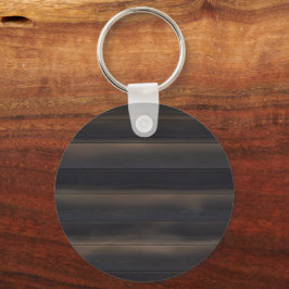 Llavero Dark Japandi Madera Carbonizada Minimalista al Car