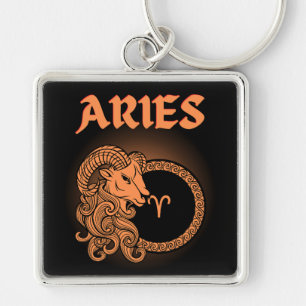 Llavero Dark Zodiac - Aries   Arte de Astrología Medieval