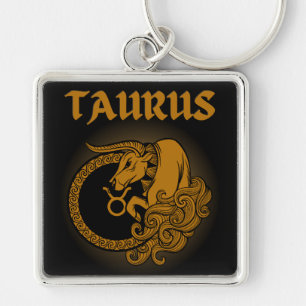 Llavero Dark Zodiac - Tauro Arte de Astrología Medieval