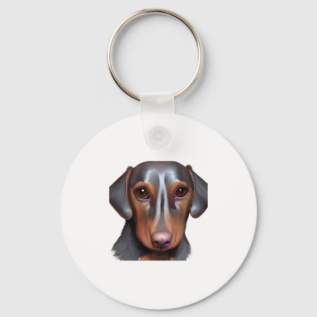 Llavero Darling Dachshund (Anverso)