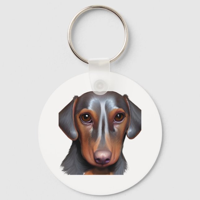 Llavero Darling Dachshund (Anverso)